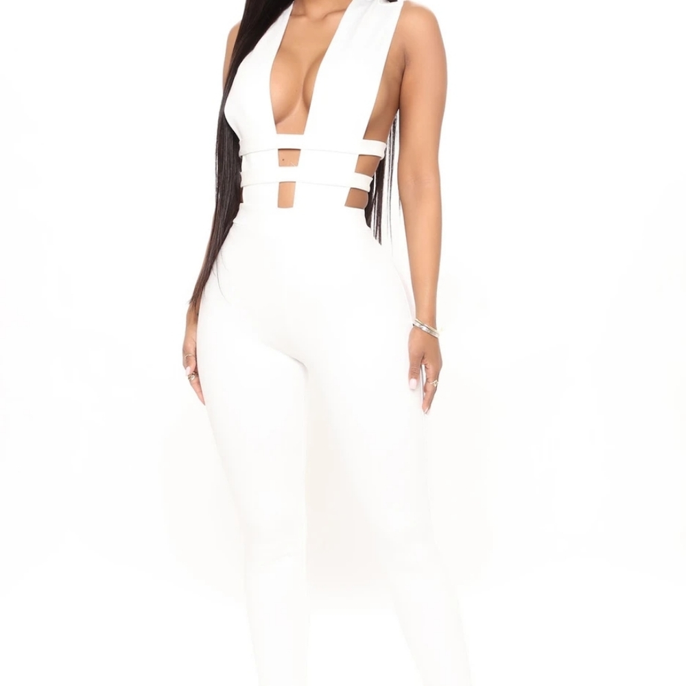 COPY - Fashion Nova White Jumpsuit